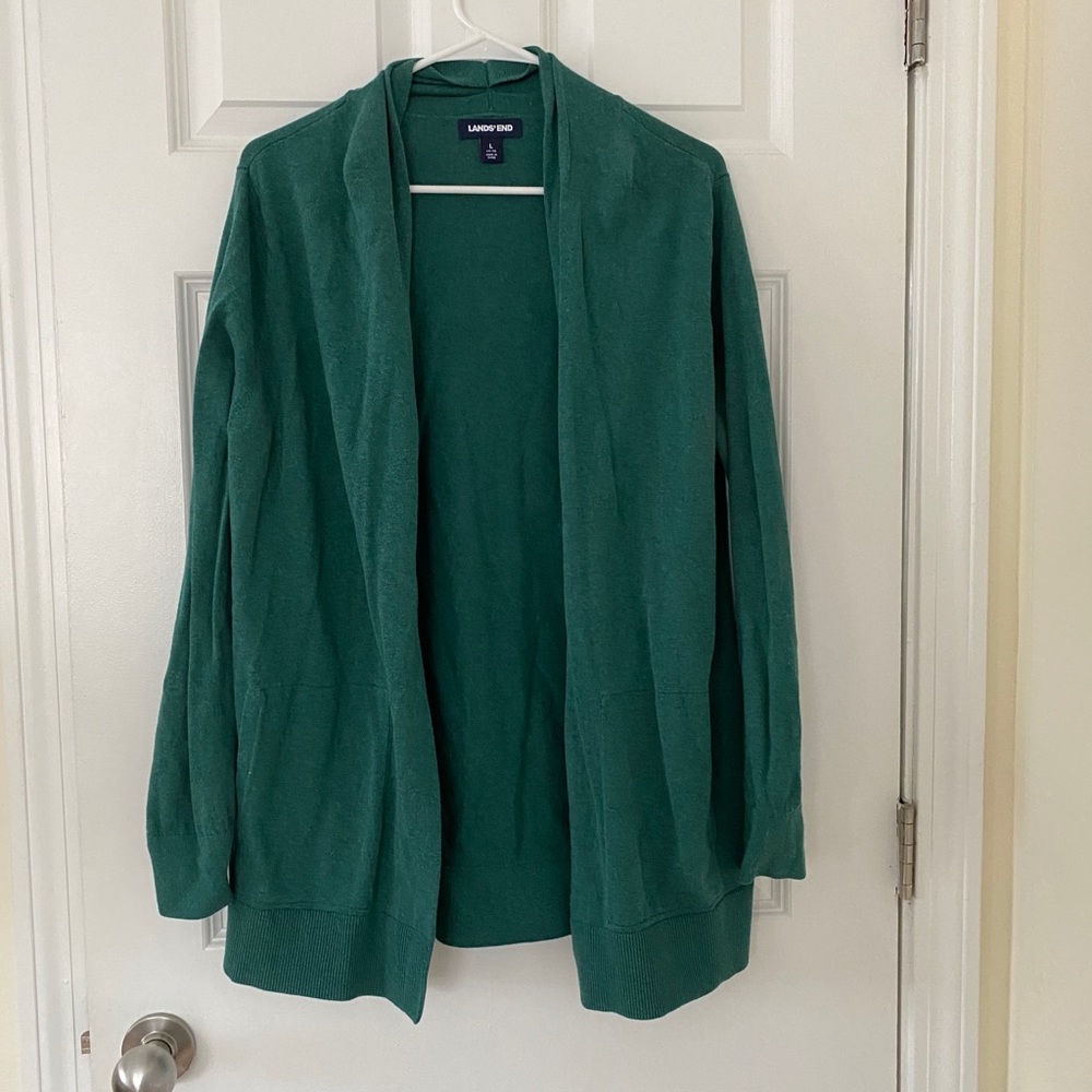 Green Cardigan